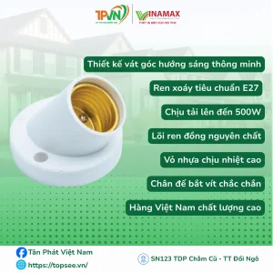 Alternative view of Đui vát xoáy trắng sứ - VA - VINAMAX