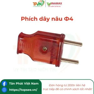 Alternative view of Phích dây nâu Ф4 - PN4 - VINAMAX
