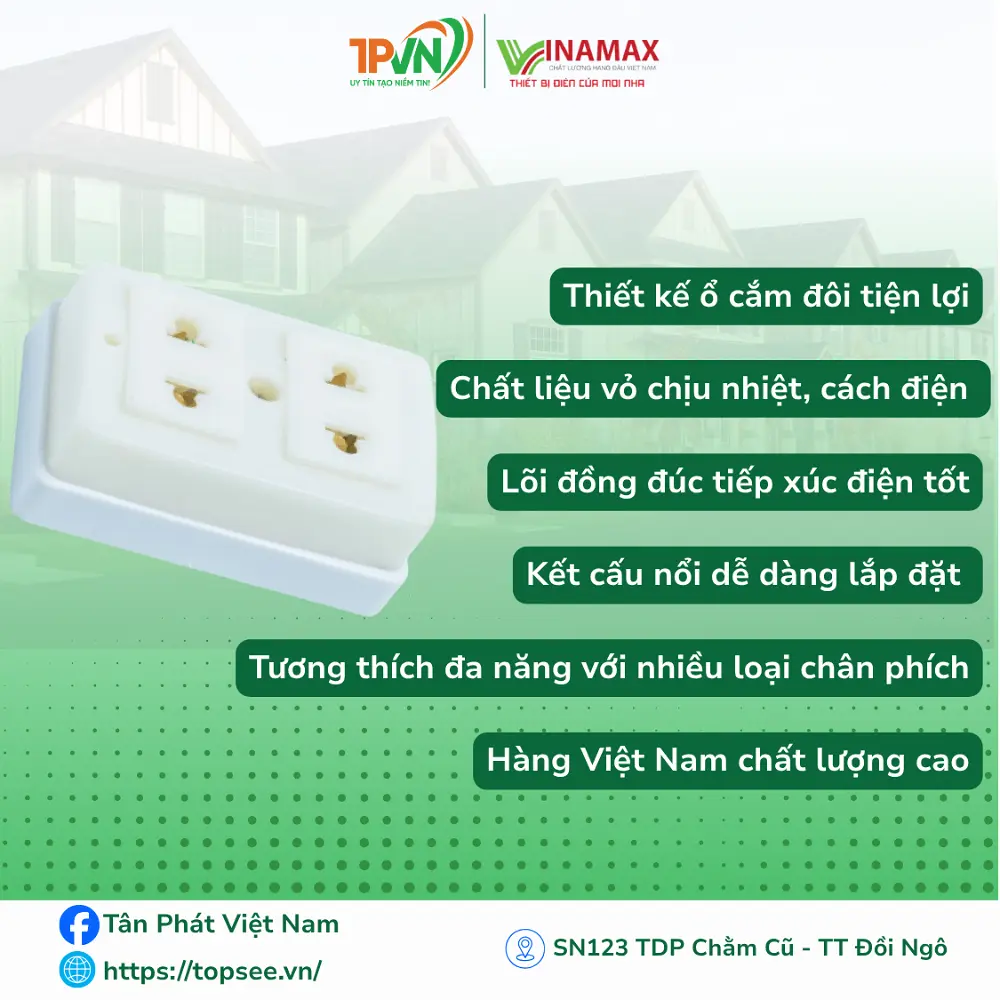 Ổ II thái đế trắng - 2TT -VINAMAX - Ảnh 2
