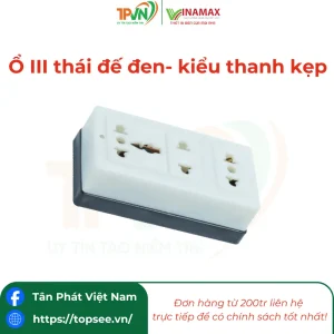 Ổ III thái đế đen - kiểu thanh kẹp - 3TĐ3 - VINAMAX