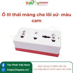 Ổ III thái màng che lõi sứ- màu cam - 3M6C - VINAMAX