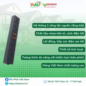 Alternative view of Ổ VI có công tắc - Đ62 - VINAMAX