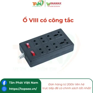 Ổ VIII có 2 công tắc - Đ82 - VINAMAX