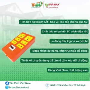 Alternative view of Ổ 6 tải át cao cấp - 6P81 - VINAMAX