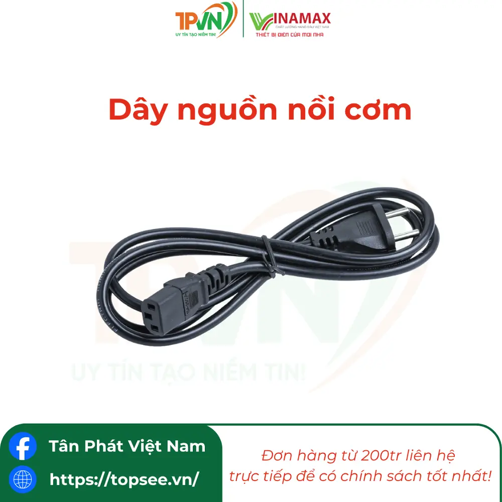 Dây nguồn nồi cơm - DN - VINAMAX
