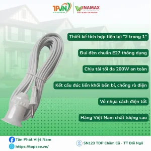 Alternative view of Dây nguồn liền đui 200W DĐ3/DĐ5/DĐ10 - VINAMAX