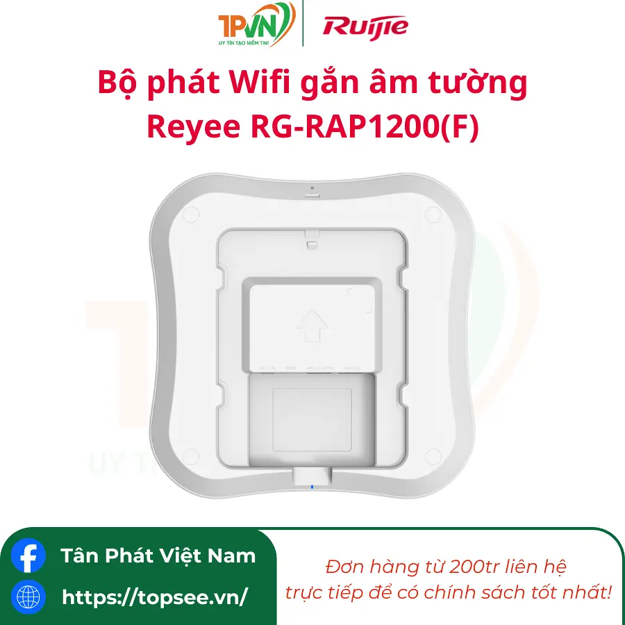 Bộ Phát Wifi 7 Ruijie Reyee RG-RAP72Pro,Tốc Độ 5040Mbps, 512 User - Ảnh 3
