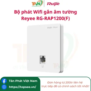 Bộ phát Wifi gắn âm tường Reyee RG-RAP1200(F)