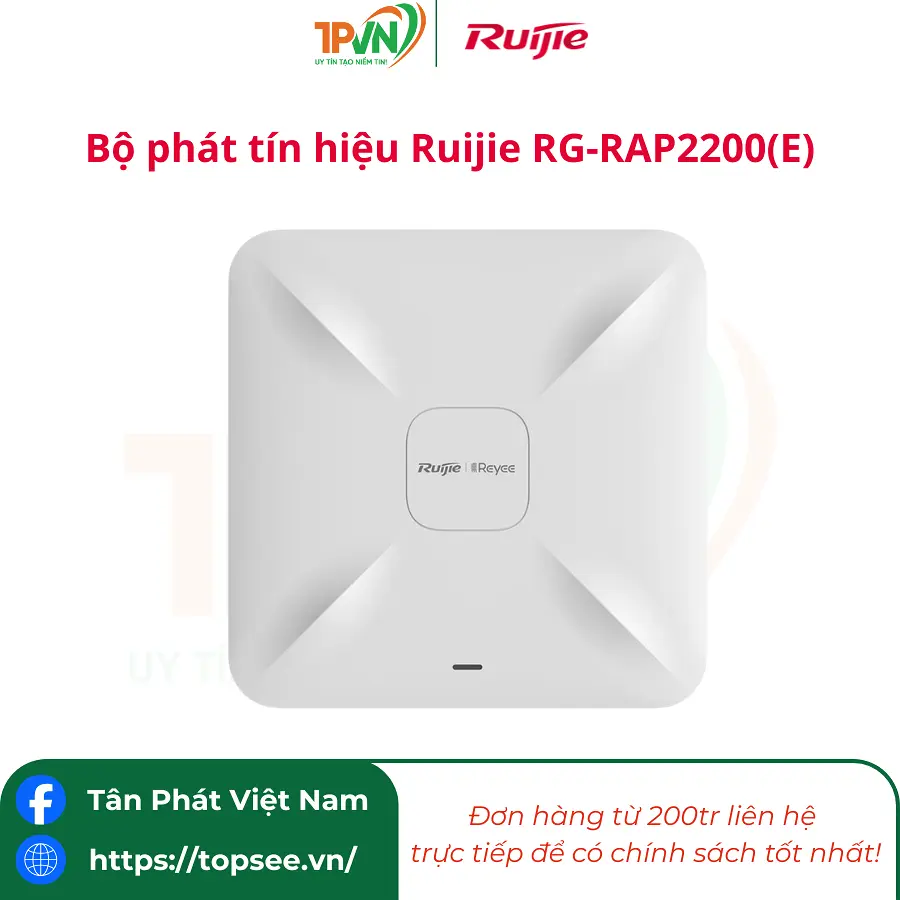 Bộ phát sóng Wifi Ruijie RG-RAP2200(E)