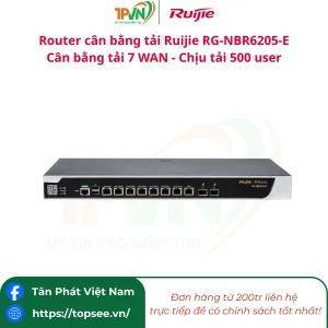 Router cân bằng tải Ruijie RG-NBR6205-E Cân bằng tải 7 WAN - Chịu tải 500 user