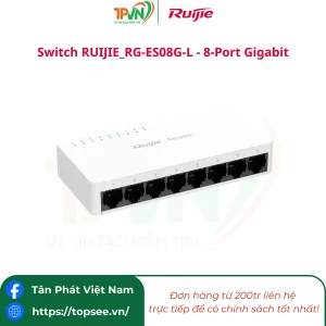 Alternative view of Switch RUIJIE_RG-ES08G-L - 8-Port Gigabit (Không quản lý)