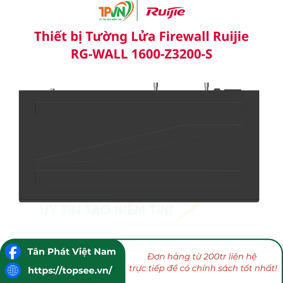 Thiết bị Tường Lửa Firewall Ruijie RG-WALL 1600-Z3200-S - Ảnh 4