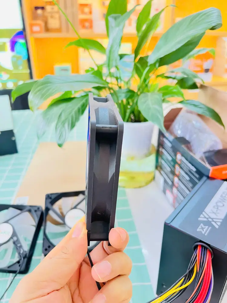Quạt tản nhiệt, Fan Case Led RGB 12CM (Quạt gió Topsee Lighting - đen) - Ảnh 3